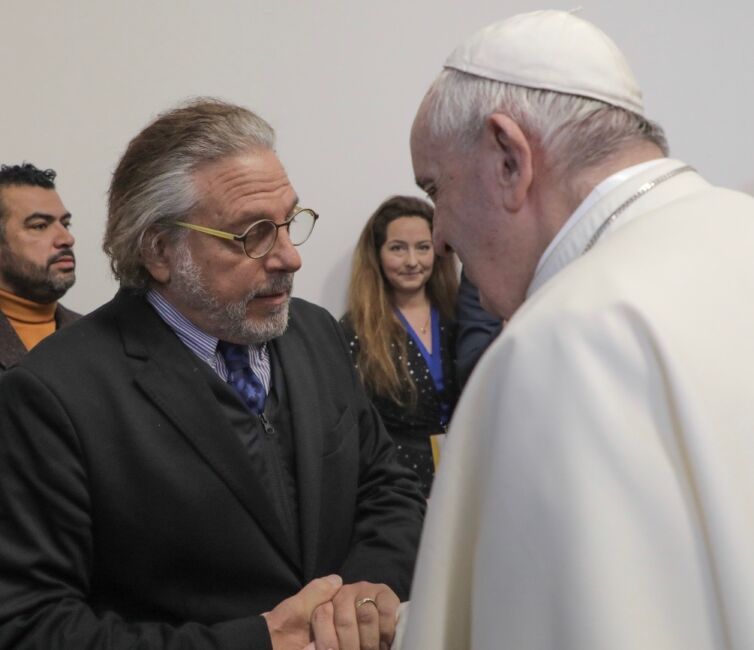 Jerry with The Pope